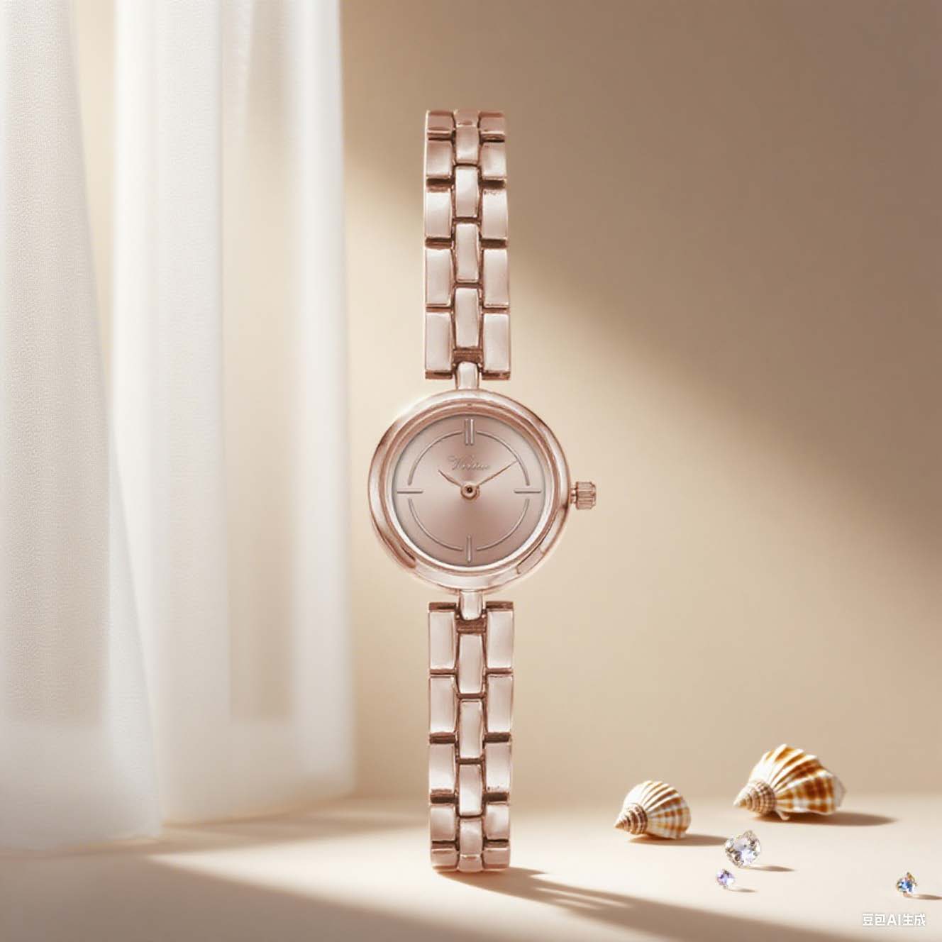 High Quality Luxury Quartz Watches 3-Bar Water Resistant Wrist Bracelet Round Alloy Case Customizable Wholesale Accessory - Virtue