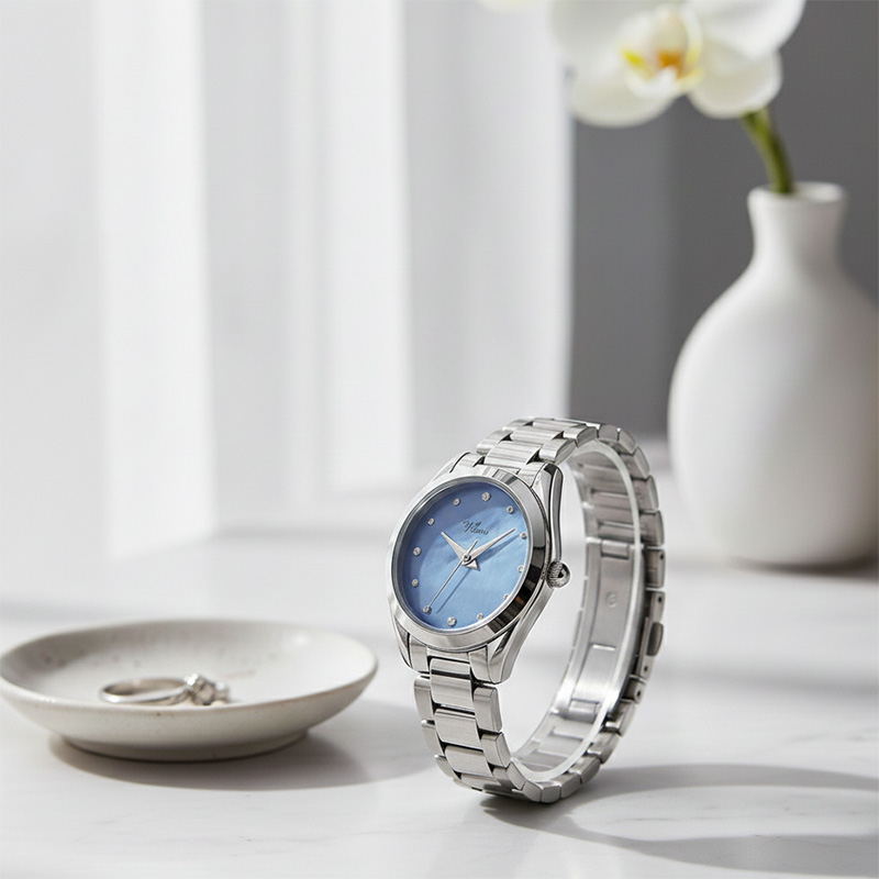 Women's Watch Elegant Pearl Dial Water Resistant Relojes Para Mujeres - Virtue