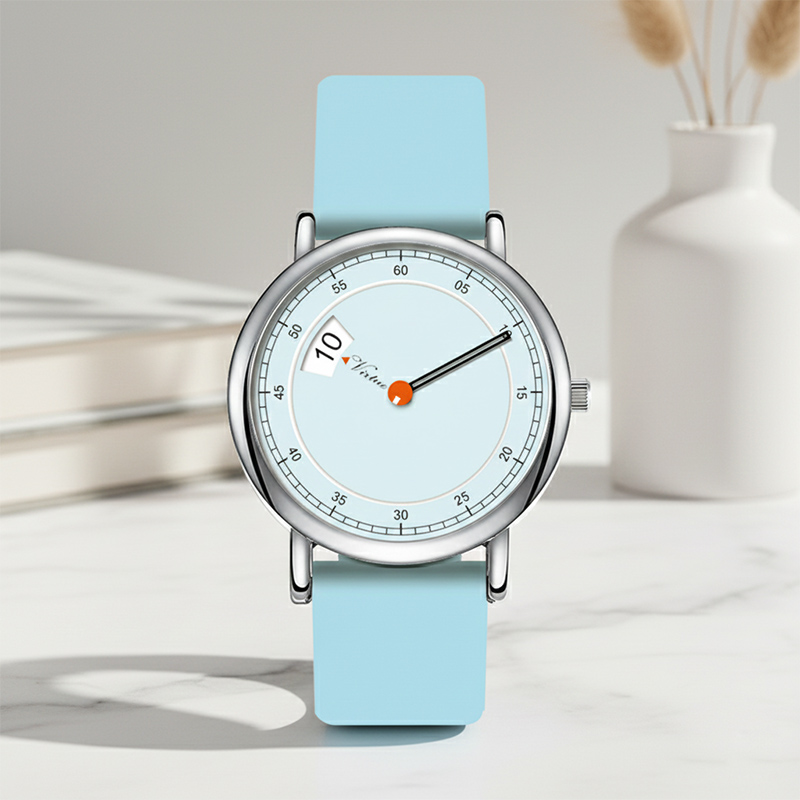 Alloy Quartz Pointer Fashionable Design with Jump Date Function Round Quartz Pointer - Virtue