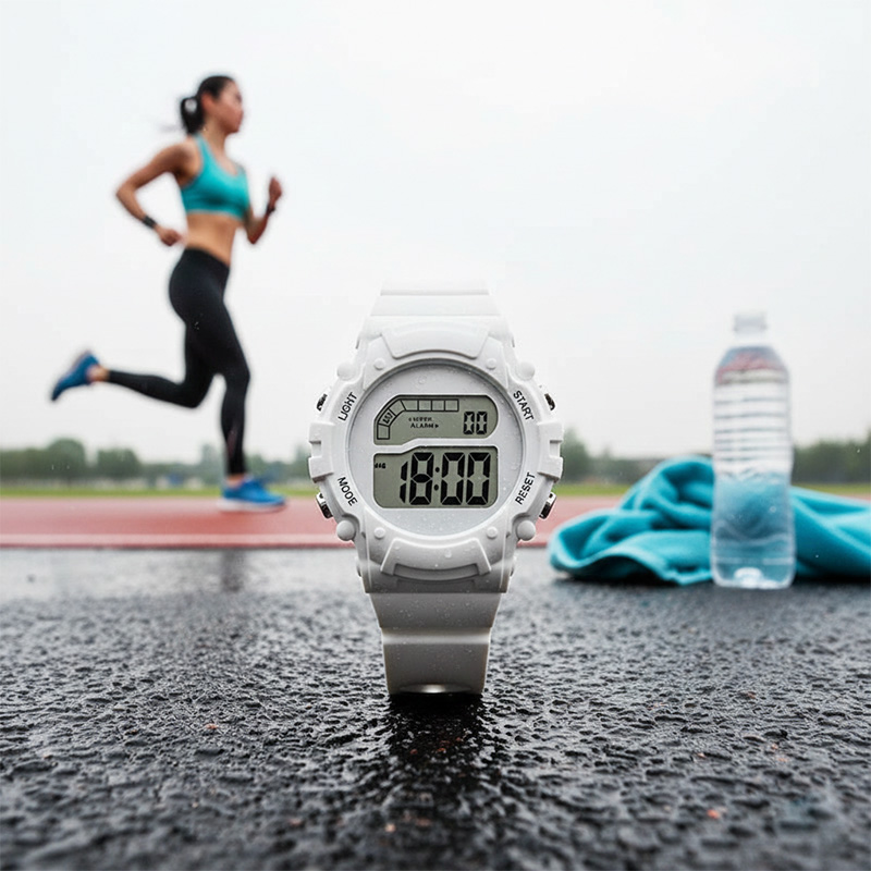 Fashion Waterproof Sports Digital Watch for Kids Multicolor Alarm Clock Wristwatches Inspired Fashion Week Quartz Watch - Virtue