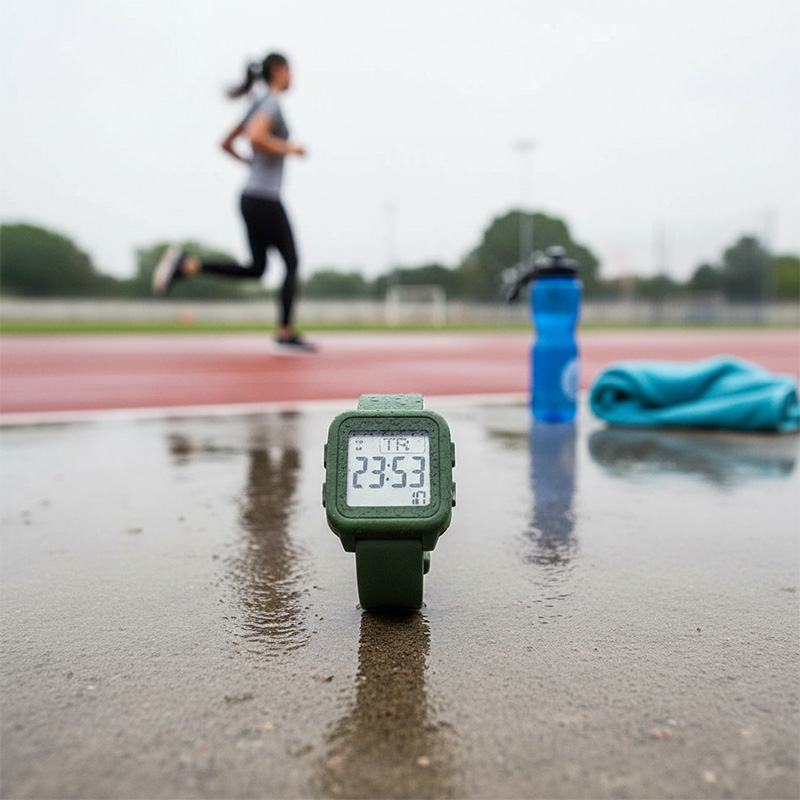 Luxury Charm Fashion Quartz Digital Watch Silicone Band Glass Dial Pointer Water Resistant Daily Use - Virtue