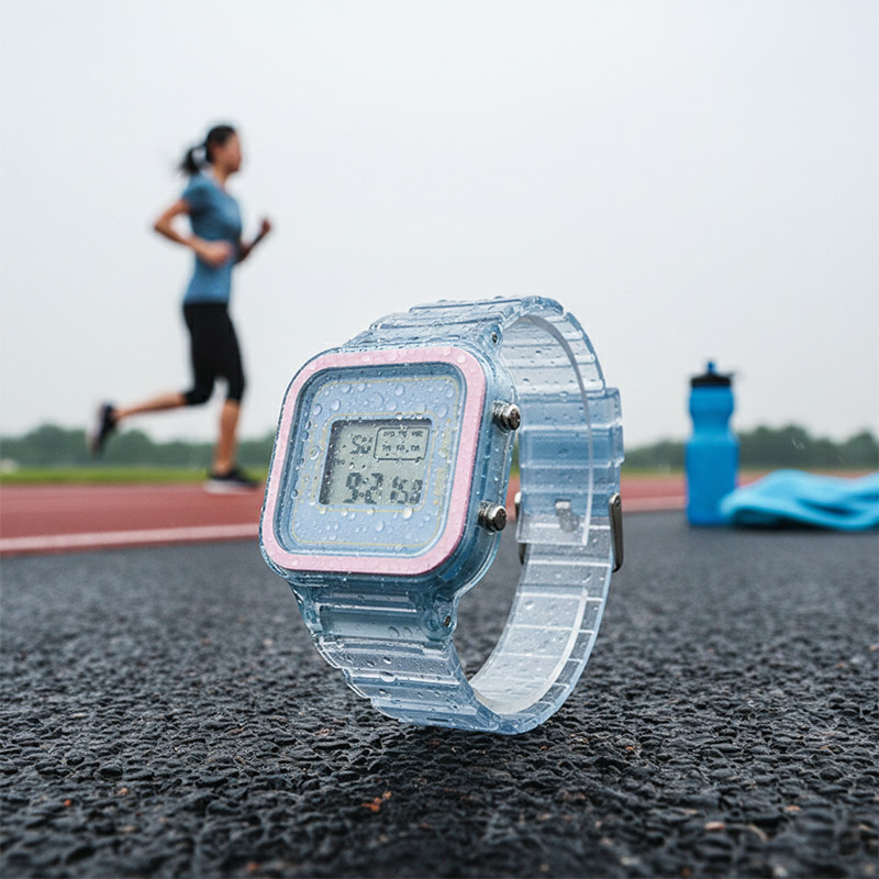 Luxury Charm Fashion Quartz Digital Watch Plastic Band Glass Dial Pointer Water Resistant Daily Use - Virtue