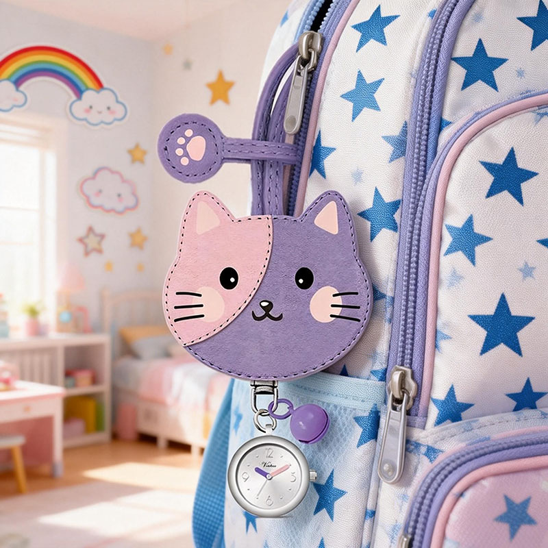 Quartz Movement Children's RoHS ISO CE Certification Water Resistant cat Cute Student Watch Manufacturer - Virtue