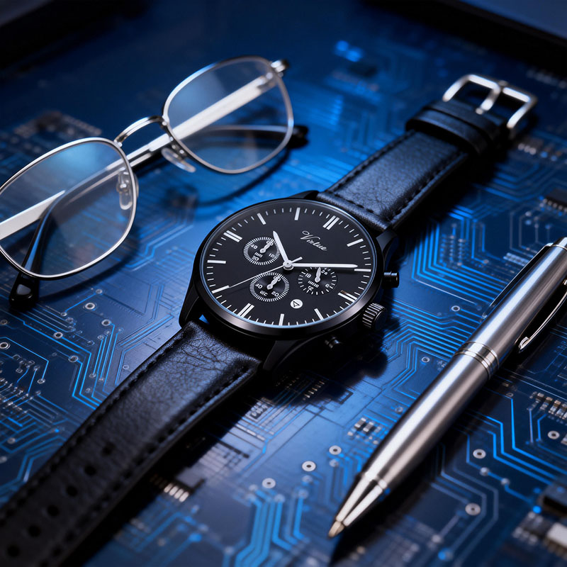 Business Waterproof Calendar Men Watch Casual Fashion Factory Supply Quartz OEM Logo - Virtue