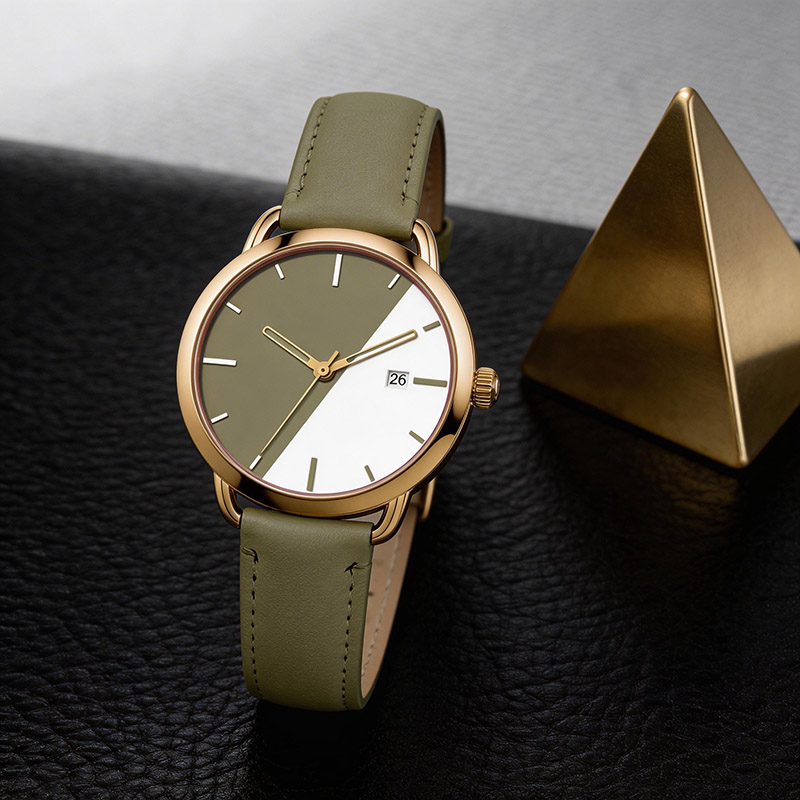 New Minimalist Ladies Wrist Custom Quartz Watch Simple Fashion PU Strap Logo Unique Design Date - Virtue