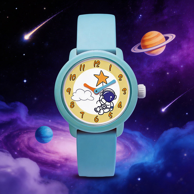 Children's Quartz Sports Watch Girls Boys Kids Silicone Strap Minimalist Dial Display Gift Watch Fashionable Multi-Color - Virtue