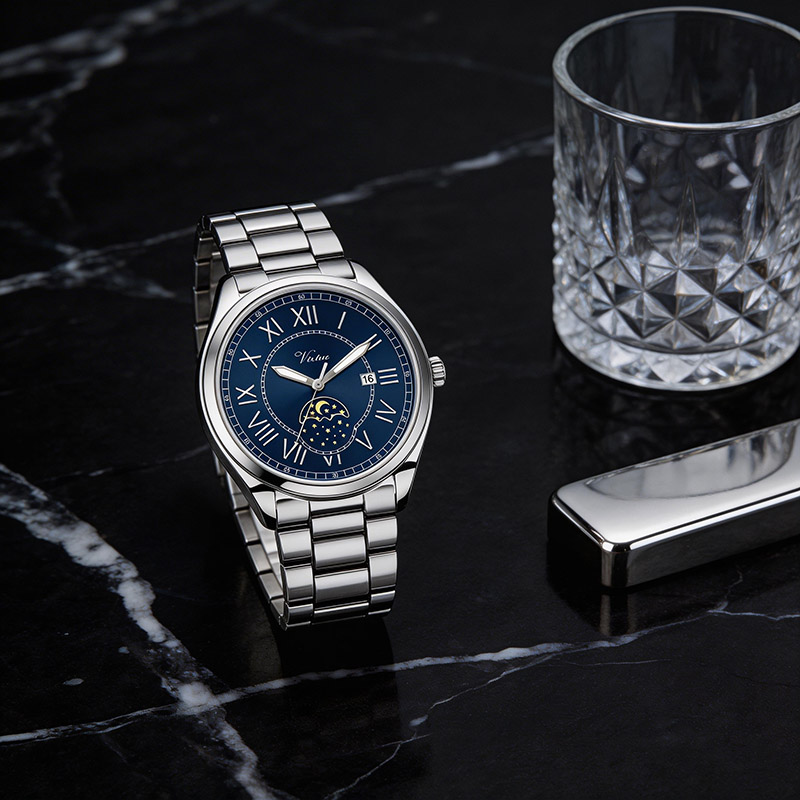 Wholesale Luxury Men's Designer Mechanical Watches Stylish Stainless Steel Band Water Resistant Glass Personalized - Virtue