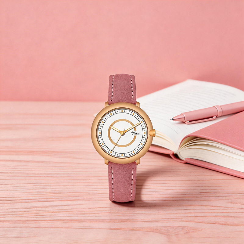 Popular Retro Luxury Women's Quartz Watch Light Leather Strap for Fashion Charm Business Wwatch - Virtue