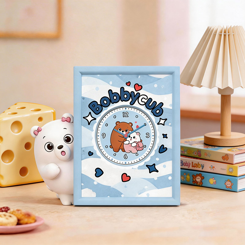 Custom Mini Desk Clock Small Size Personalized Dial Table Clock OEM ODM - Virtue