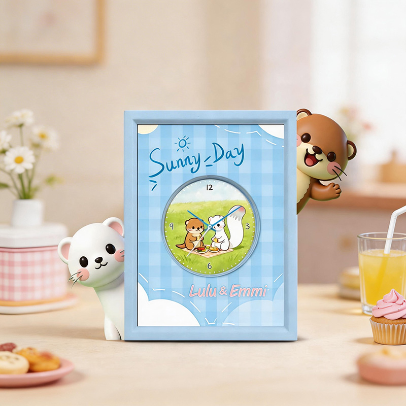 Wholesale Small Desk Clock Custom Design Dial Mini Alarm Clock for Gifts - Virtue