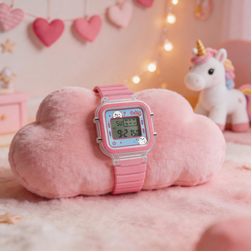 Virtue Cute Bear Kids Digital Watch Manufacturer Custom Cartoon Electronic Watch Supplier - Virtue