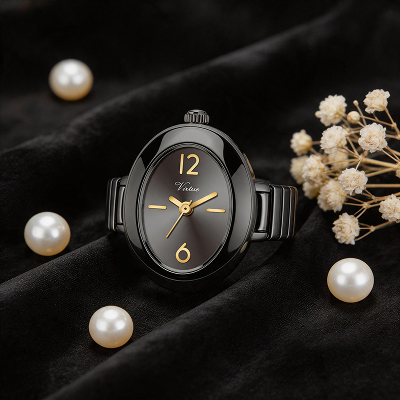 Virtue Wholesale Ring Watch Supplier Adjustable Jewelry Finger Watch Manufacturer - Virtue