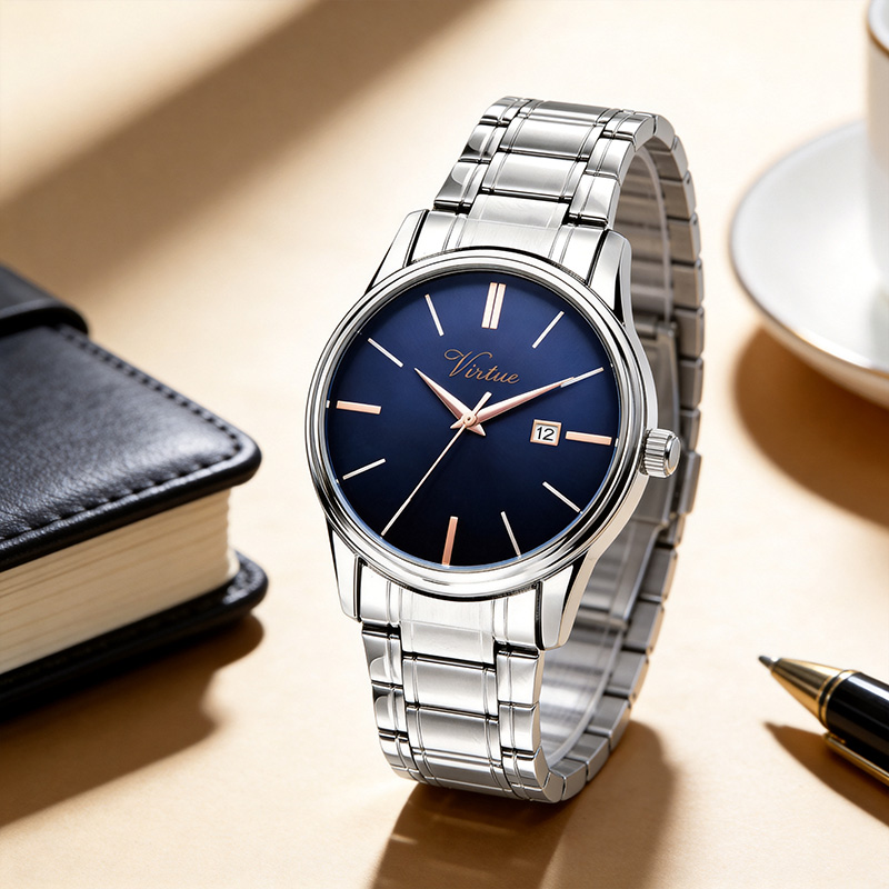 Men's Fashion Wrist Watch Factory Decorative Business Quartz Watch - Virtue